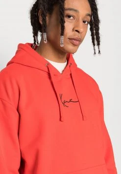 Karl Kani SMALL SIGNATURE ESSENTIAL HOODIE UNISEX - Sweatshirt - Red -Outlet KARL KANI Store a628cc1ff8b1460ea279ead735b11cea
