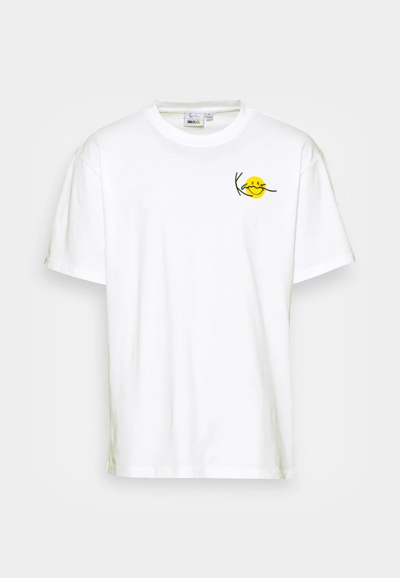 UNISEX CHEST SIGNATURE PRINT TEE - T-Shirt print - white Karl Kani UNISEX CHEST SIGNATURE PRINT TEE - T-Shirt Print - White -Outlet KARL KANI Store a64adbbb23a4429d857c3cb502c7971b