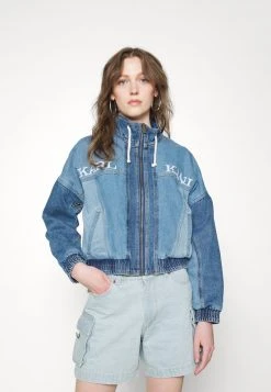 Karl Kani RETRO BLOCK JACKET - Jeansjacke - Blue, Damen