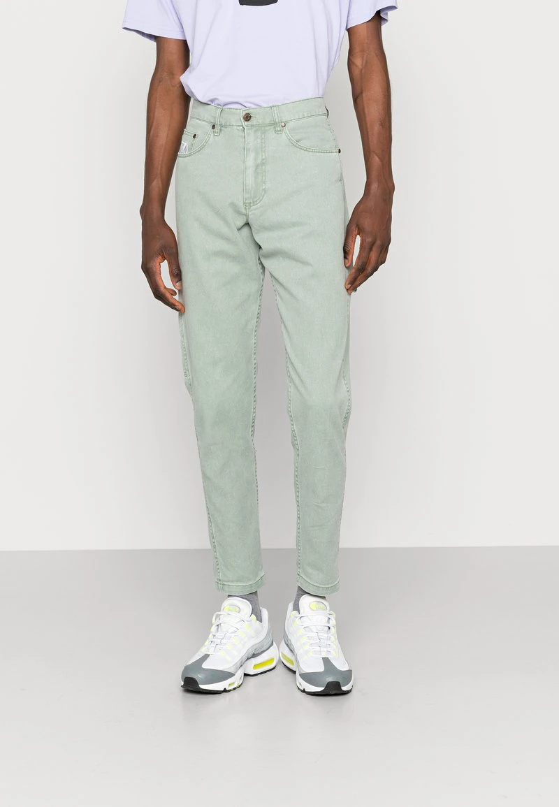 Karl Kani PANTS UNISEX - Jeans Tapered Fit - Dark Mint 3 Karl Kani PANTS UNISEX - Jeans Tapered Fit - Dark Mint