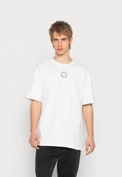 KARL KANI X SMILEY® SMALL SIGNATURE PRINT TEE UNISEX - T-Shirt Print - White -Outlet KARL KANI Store a895fe233ba8485f999a349094fd22c2