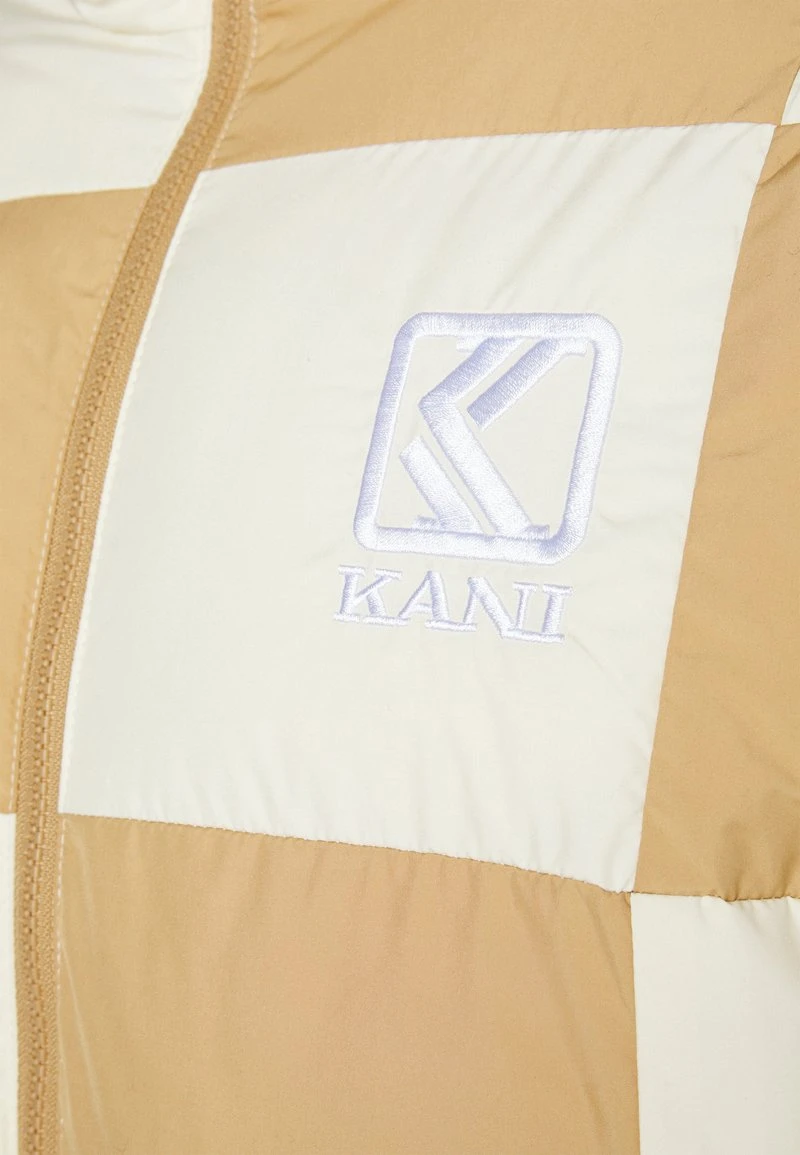 Karl Kani BLOCK PUFFER JACKET UNISEX - Winterjacke - Sand 5 Karl Kani BLOCK PUFFER JACKET UNISEX - Winterjacke - Sand – Bild 3