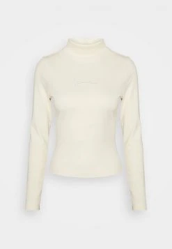 Karl Kani SMALL SIGNATURE - Langarmshirt - Cream, Damen -Outlet KARL KANI Store aa52ad4633984738a96b57e1a3af2593