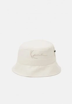 Karl Kani SIGNATURE ZIP BUCKET HAT UNISEX - Hut - Cream