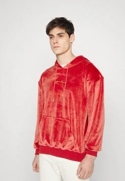 Karl Kani SMALL SIGNATURE HOODIE UNISEX - Sweatshirt - Dark Red