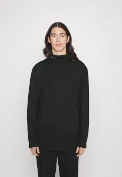 Karl Kani SMALL SIGNATURE TURTLE NECK - Langarmshirt - Black, Herren