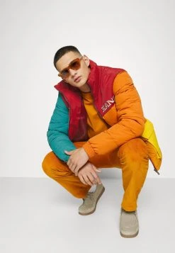 Karl Kani UNISEX RETRO BLOCK PUFFER JACKET - Winterjacke - Dark Red -Outlet KARL KANI Store afb9453412c7485ab906acf55bc23786