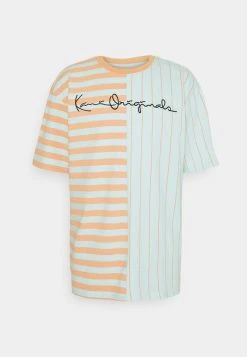 Karl Kani ORIGINALS BLOCK STRIPE TEE UNISEX - T-Shirt Print - Mint