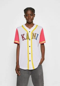 Karl Kani COLLEGE BLOCK BASEBALL - T-Shirt Print - White, Damen -Outlet KARL KANI Store b1daf50942a047eaa1f38832a1e9ba30