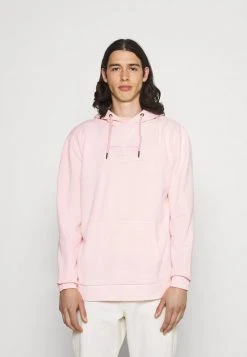 Karl Kani UNISEX SMALL SIGNATURE BOX WASHED HOODIE - Sweatshirt - Rose