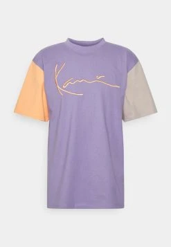 Karl Kani SIGNATURE BLOCK TEE UNISEX - T-Shirt Print - Lilac