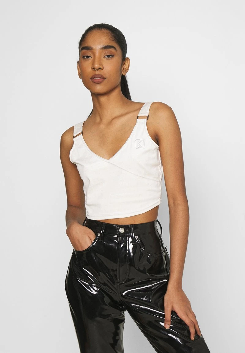 Karl Kani CROP - Top - Off White, Damen 3 Karl Kani CROP - Top - Off White, Damen