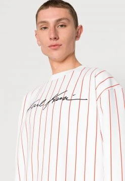 Karl Kani UNISEX AUTOGRAPH PINSTRIPE CREW - Sweatshirt - Red 6 Karl Kani UNISEX AUTOGRAPH PINSTRIPE CREW - Sweatshirt - Red -Outlet KARL KANI Store b2a407612bf74560a4b1a369d14a3b59