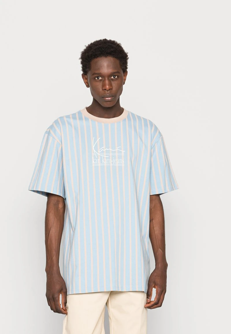 Karl Kani SIGNATURE STRIPE TEE UNISEX - T-Shirt Print - Blue 3 Karl Kani SIGNATURE STRIPE TEE UNISEX - T-Shirt Print - Blue