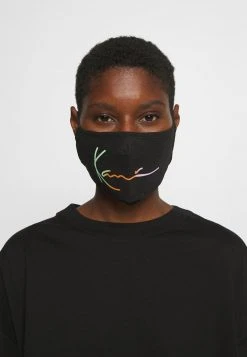 Karl Kani SIGNATURE FACE MASK - Stoffmaske - Black, Unisex