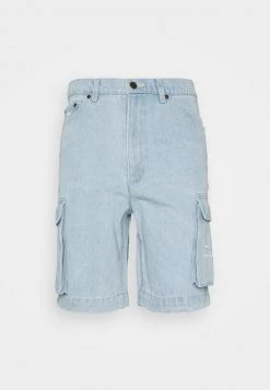 Karl Kani RETRO CARGO - Jeans Shorts - Light Blue, Herren