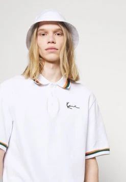 Karl Kani SMALL SIGNATURE TEE - Poloshirt - White, Herren -Outlet KARL KANI Store b7d92729edb941fd83cf2c1772158940