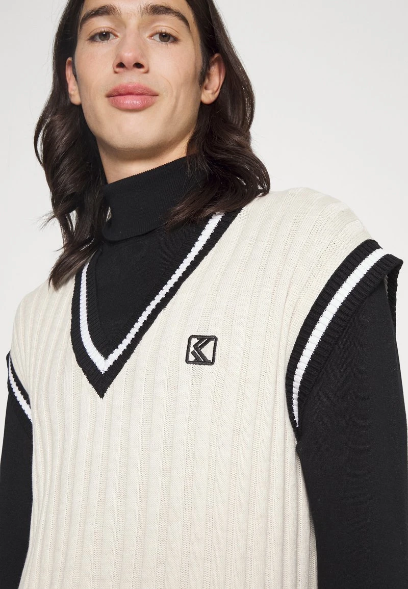 Karl Kani Strickpullover - Cream, Herren 8 Karl Kani Strickpullover - Cream, Herren – Bild 6