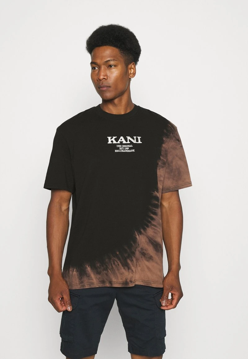RETRO BLEACHED TEE UNISEX - T-Shirt print - black Karl Kani RETRO BLEACHED TEE UNISEX - T-Shirt Print - Black -Outlet KARL KANI Store b9dada87422b416a96f0af6efc02ff4f