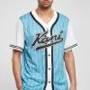 Karl Kani VARSITY BLOCK - Hemd - Blue, Herren