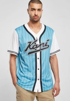 Karl Kani VARSITY BLOCK - Hemd - Blue, Herren