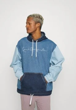 Karl Kani ORIGINALS BLOCK HOODIE - Kapuzenpullover - Blue, Herren