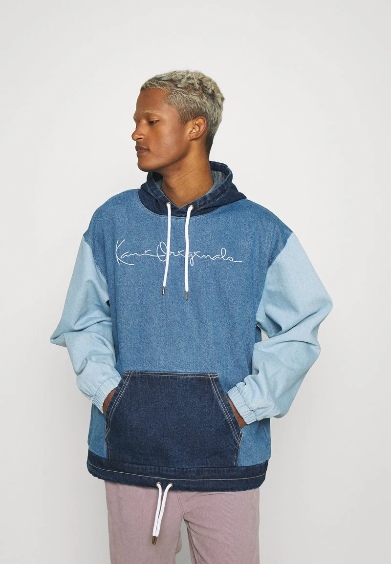 ORIGINALS BLOCK HOODIE - Kapuzenpullover - blue Karl Kani ORIGINALS BLOCK HOODIE - Kapuzenpullover - Blue, Herren -Outlet KARL KANI Store bc9374daa7d0411795b0abce956796a7