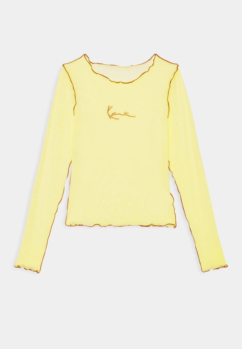 Karl Kani SMALL SIGNATURE - Langarmshirt - Lime, Damen 7 Karl Kani SMALL SIGNATURE - Langarmshirt - Lime, Damen – Bild 5