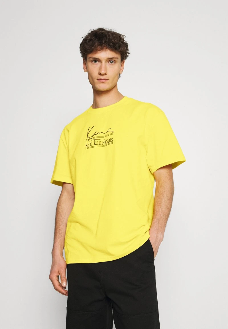 Karl Kani SIGNATURE TEE UNISEX - T-Shirt Print - Yellow 3 Karl Kani SIGNATURE TEE UNISEX - T-Shirt Print - Yellow