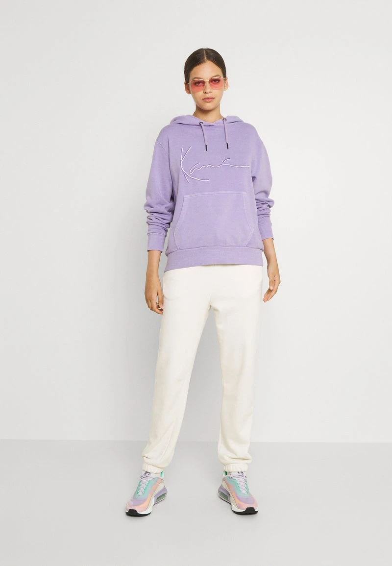 SIGNATURE WASHED HOODIE - Sweatshirt - purple Karl Kani SIGNATURE WASHED HOODIE - Sweatshirt - Purple, Damen -Outlet KARL KANI Store bd244968d45d4d679e53e0ced57d70de