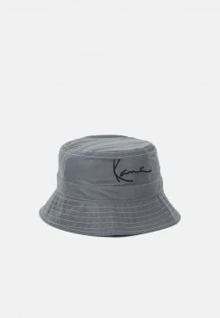Karl Kani SIGNATURE REFLECTIVE BUCKET HAT - Hut - Silver, Unisex