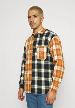 Karl Kani SMALL SIGNATURE BLOCK UNISEX - Hemd - Black