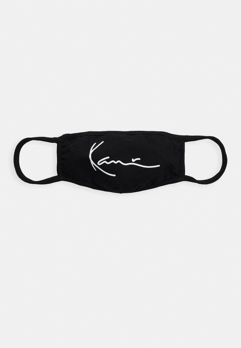 SIGNATURE FACE MASK - Stoffmaske - black Karl Kani SIGNATURE FACE MASK - Stoffmaske - Black, Unisex -Outlet KARL KANI Store bedd37c25c9c483a9680534c7647e948