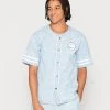 KARL KANI X SMILEY® OG BASEBALL SHIRT - Hemd - Bleached Blue, Herren