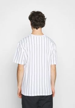Karl Kani SMALL SIGNATURE PINSTRIPE TEE UNISEX - T-Shirt Print - White/black -Outlet KARL KANI Store c0e30e8d9bd344cf8d487c2e8fb7d74e