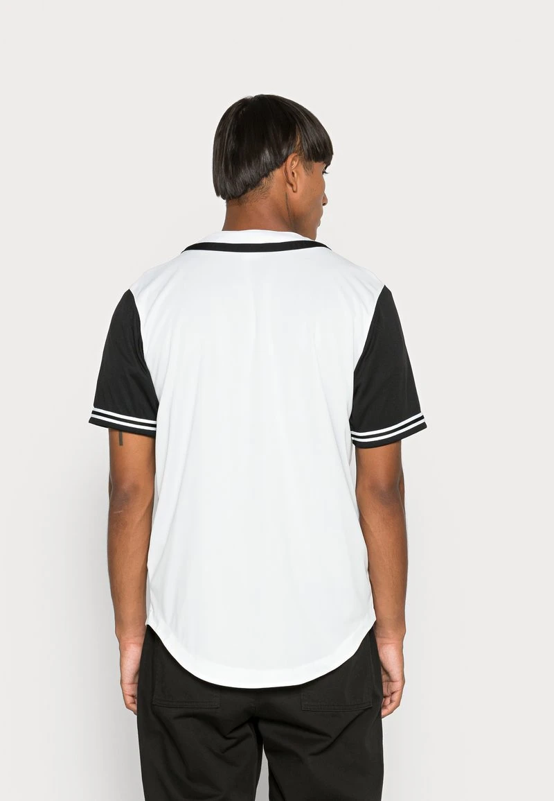 VARSITY BLOCK BASEBALL UNISEX - T-Shirt print - white/black Karl Kani VARSITY BLOCK BASEBALL UNISEX - T-Shirt Print - White/black -Outlet KARL KANI Store c2a4aa46ee2c43448c302af75e74e22f