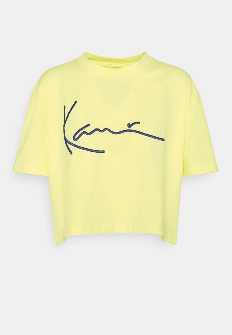 Karl Kani SIGNATURE TEE - T-Shirt Print - Lime, Damen 7 Karl Kani SIGNATURE TEE - T-Shirt Print - Lime, Damen – Bild 5