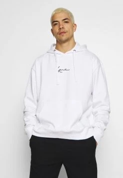 Karl Kani SIGNATURE HOODIE - Kapuzenpullover - White/black, Herren