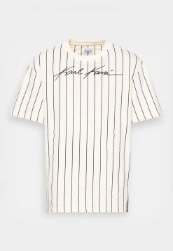 Karl Kani AUTOGRAPH PINSTRIPE TEE UNISEX - T-Shirt Basic - Cream 5 Karl Kani AUTOGRAPH PINSTRIPE TEE UNISEX - T-Shirt Basic - Cream -Outlet KARL KANI Store c30c9744d16f4a238bf03b453756663e