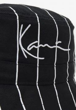 Karl Kani SIGNATURE PINSTRIPE BUCKET HAT UNISEX - Hut - Black -Outlet KARL KANI Store c3826b48b251470180c2a201991c53ae