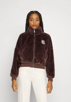 Karl Kani SIGNATURE JACKET - Fleecejacke - Brown, Damen