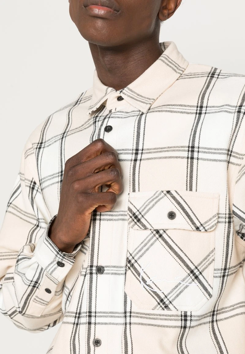 Karl Kani CHEST SIGNATURE CHECK LIGHT UNISEX - Leichte Jacke - Light Sand 7 Karl Kani CHEST SIGNATURE CHECK LIGHT UNISEX - Leichte Jacke - Light Sand – Bild 5