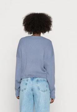 Karl Kani SIGNATURE CROP CREW - Strickpullover - Blue, Damen 4 Karl Kani SIGNATURE CROP CREW - Strickpullover - Blue, Damen -Outlet KARL KANI Store c776580ac5874fa0b3e2e1e2bda78d37