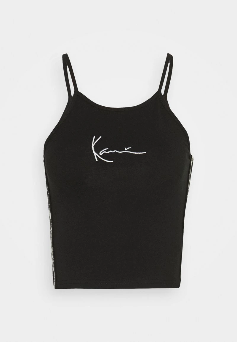Karl Kani TAPE SMALL SIGNATURE - Top - Black, Damen 6 Karl Kani TAPE SMALL SIGNATURE - Top - Black, Damen – Bild 4