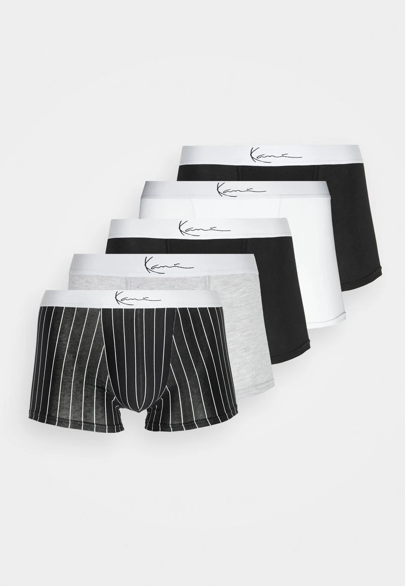 Karl Kani RETRO TAPE BOXER BRIEF 5 PACK - Panties - White/grey/black, Herren 3 Karl Kani RETRO TAPE BOXER BRIEF 5 PACK - Panties - White/grey/black, Herren