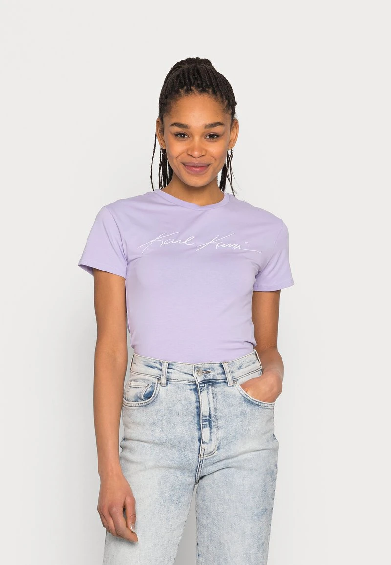 Karl Kani AUTOGRAPH TIGHT TEE - T-Shirt Print - Purple, Damen 3 Karl Kani AUTOGRAPH TIGHT TEE - T-Shirt Print - Purple, Damen