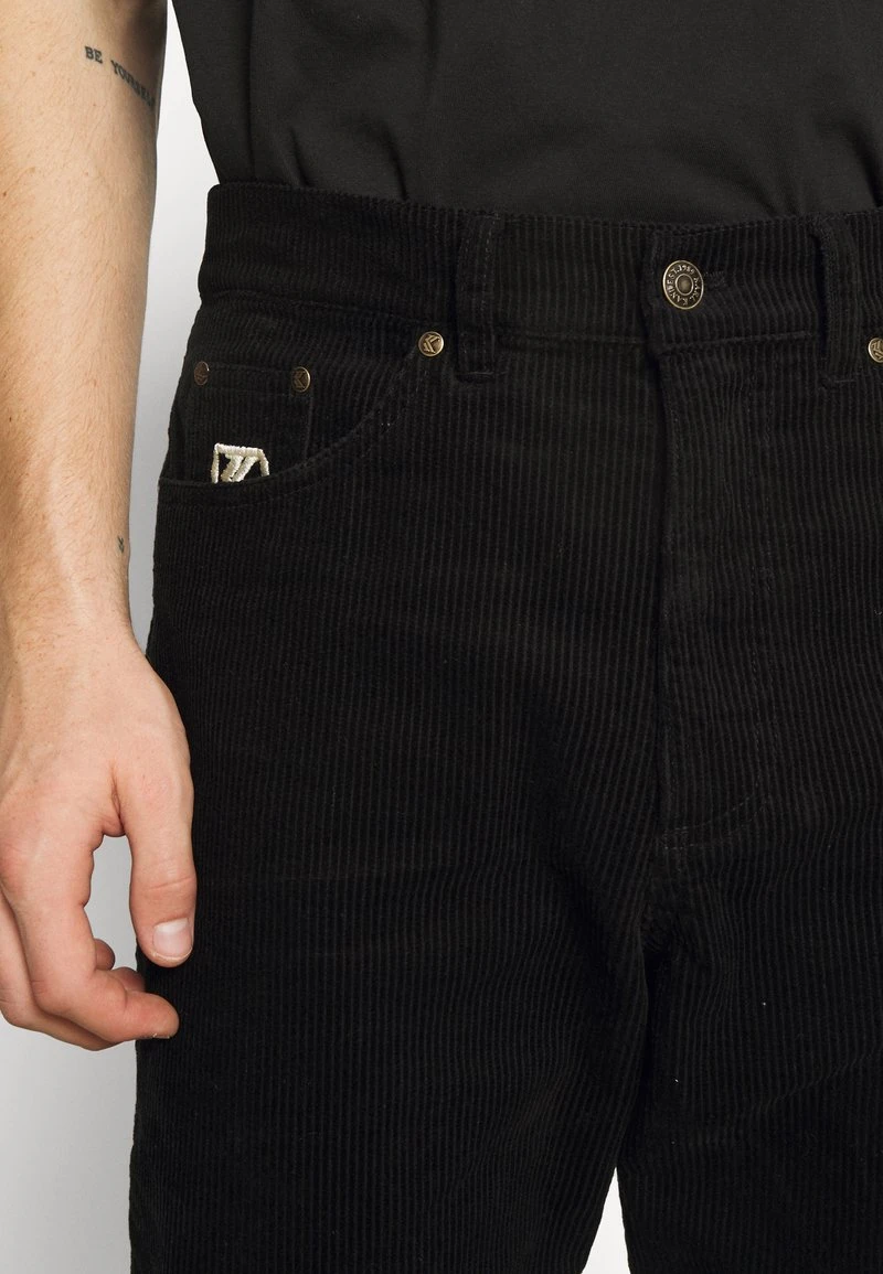 UNISEX RETRO PANTS - Stoffhose - black Karl Kani UNISEX RETRO PANTS - Stoffhose - Black -Outlet KARL KANI Store c971be1e9afb490794db56811339728c