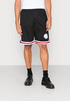 KARL KANI X SMILEY® SMALL SIGNATURE SCRIBBLE - Shorts - Black, Herren