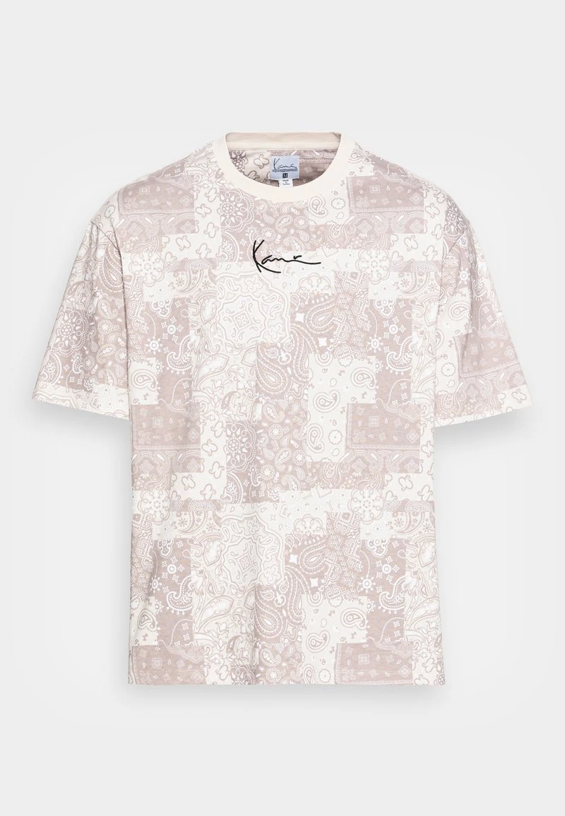 SMALL SIGNATURE TEE LIGHT UNISEX - T-Shirt print - sand Karl Kani SMALL SIGNATURE TEE LIGHT UNISEX - T-Shirt Print - Sand -Outlet KARL KANI Store cb0143bc3cc34cfa8152421f4c423599