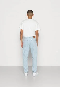 Karl Kani SMALL SIGNATURE TAPERED FIVEPOCKET - Jeans Tapered Fit - Bleached Blue, Herren -Outlet KARL KANI Store cb4b0591aecb44d5856792b9db7b33cd